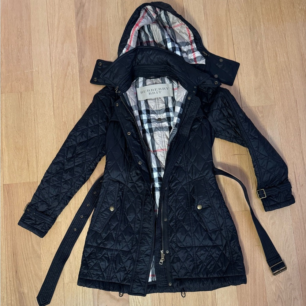 Burberry Mid Trench Coat with Adjustable Belt